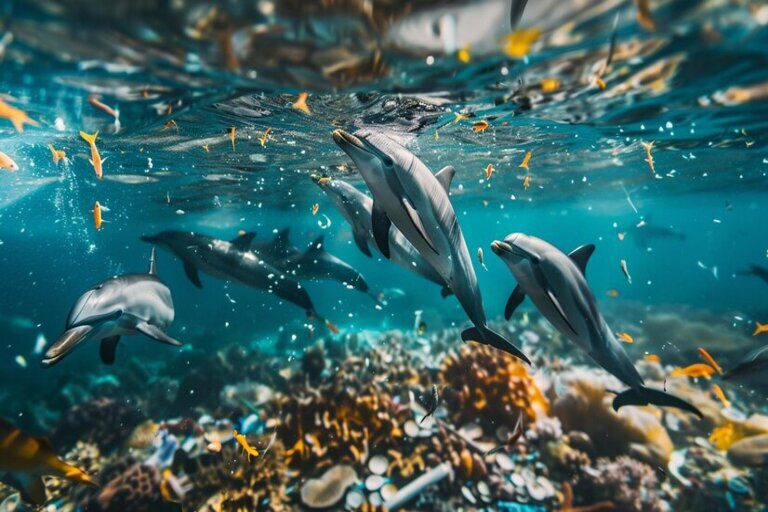 Microplastics Found in Wild Dolphin Breath